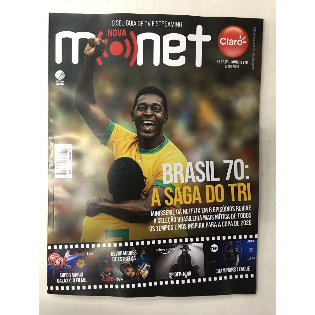 Revista Monet 278 maio 2026 Brasil 70: a saga do TRI