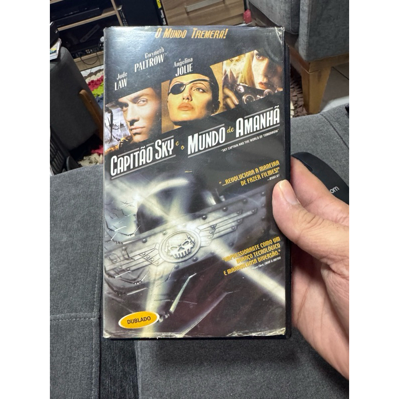 fita VHS Capitão Sky e o Mundo de amanhã  - dublado - original - fotos reais