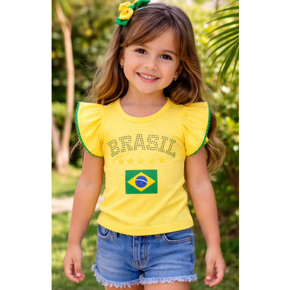 Blusa do Brasil-Copa Infantil-Ribana-Canelado-Premium-Moda-Bloguerinha