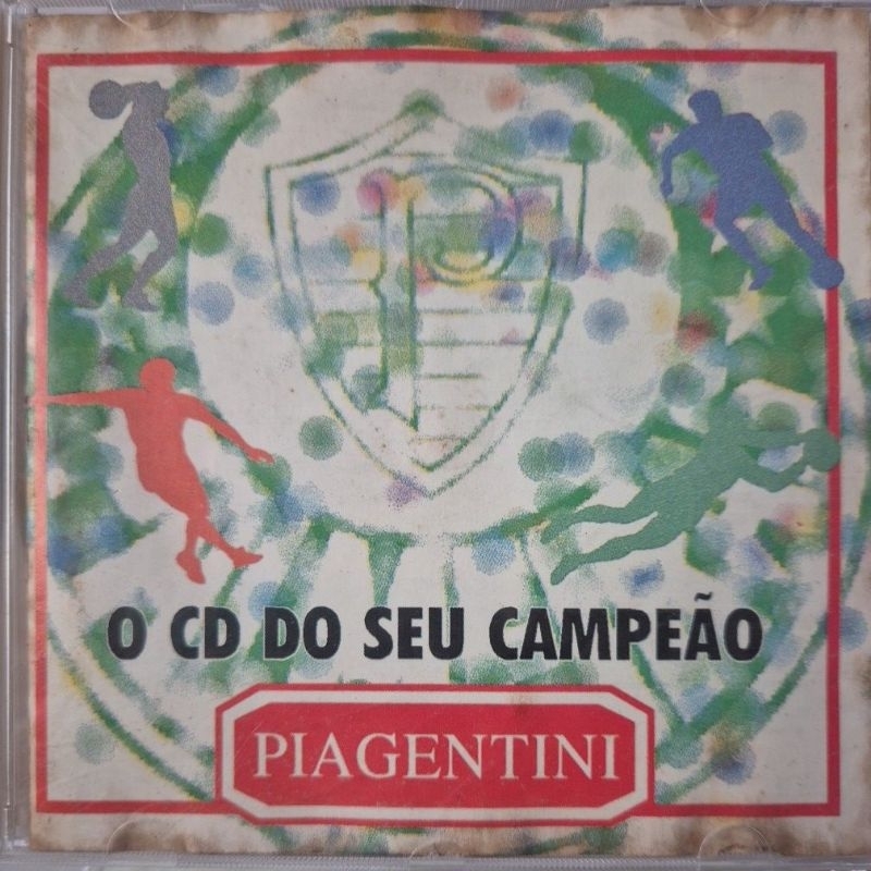 Cd Palmeiras O Cd do Seu Campeão Piagentini - Capas com pontos amarelados pela ação do tempo hino e história do time