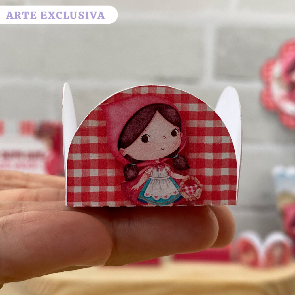 Forminhas CHAPEUZINHO VERMELHO | Forminhas de doces Brigadeiro Decoração Aniversário Festa Infantil
