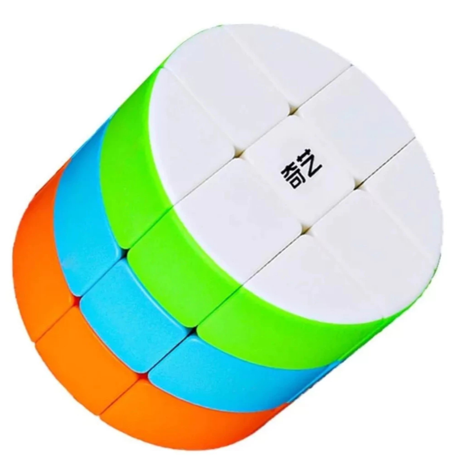 Cubo Magico Profissional 3x3x3 Redondo Cilindro Rubik Cube