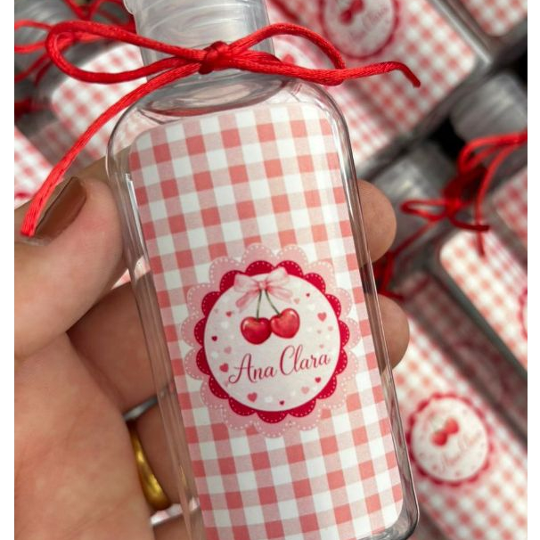 Kit 15 Frascos Personalizados 60ml Lembrancinha Útil Maternidade Chá Bebê