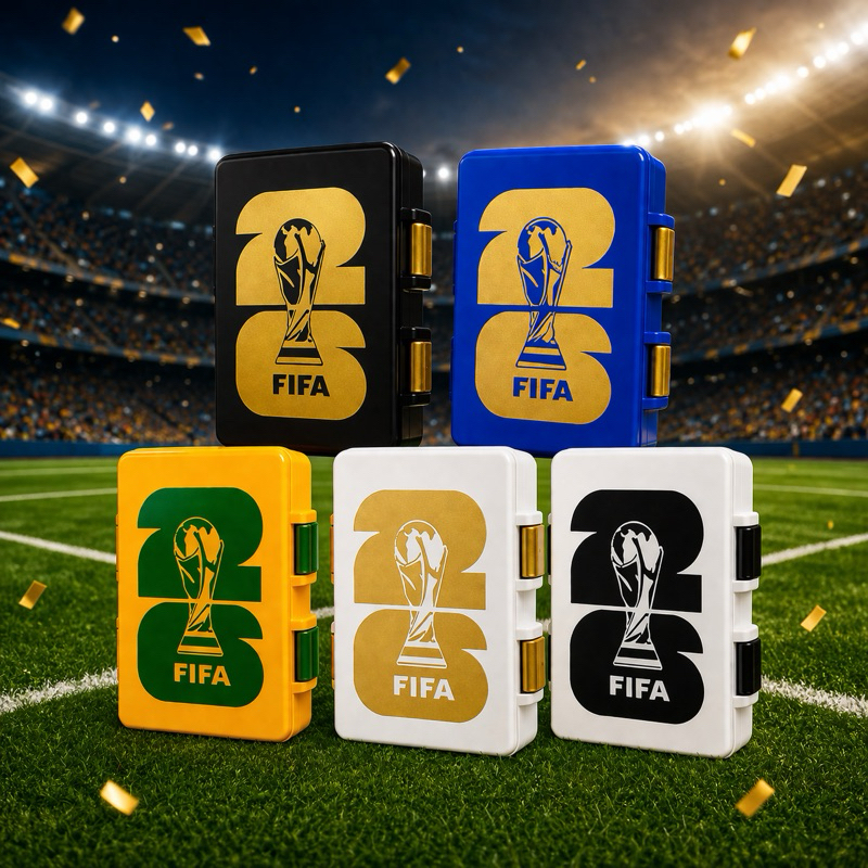 Porta/caixa de Figurinhas | Copa do Mundo 2026 | TAMANHO MAIOR 400 figurinhas