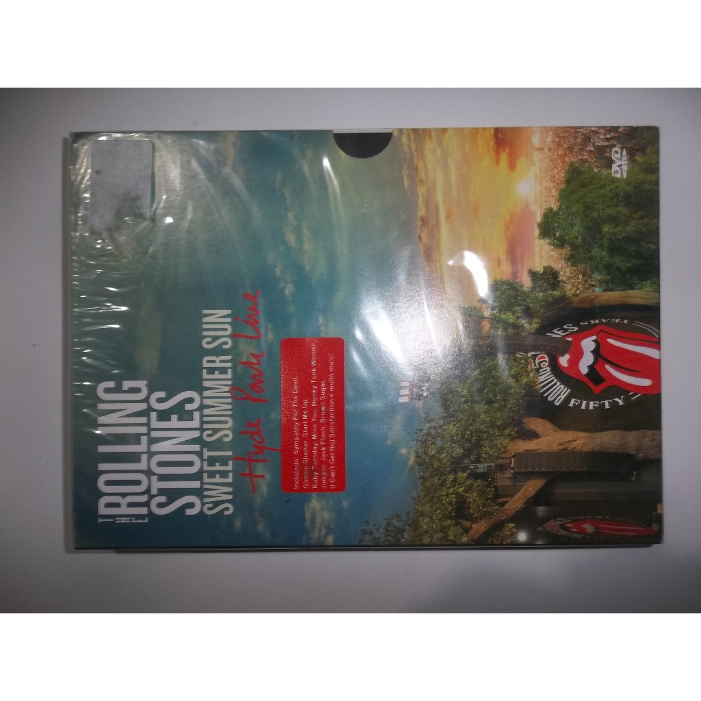 dvd the rolling stones sweet summer sun hyde park live novo lacrado