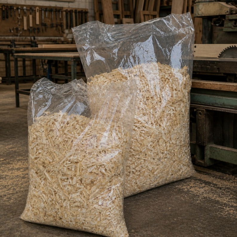 Serragem/Maravalha de Pinus Natural Seco 300g para Forração, Absorção, Hamster, Gaiola, Roedores