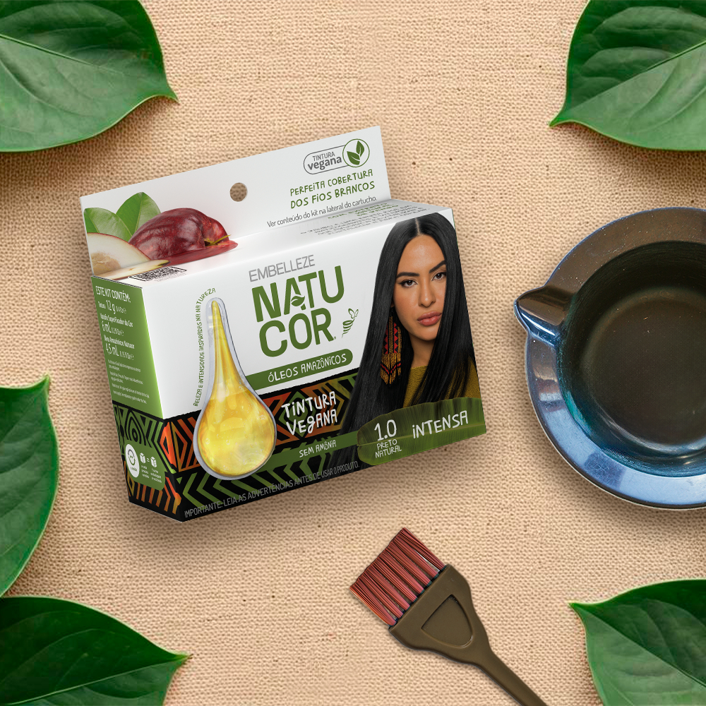 Kit Natucor Óleos Da Amazônia Preto 1.0 + Novex Reposição De Massa 400g · foto 2