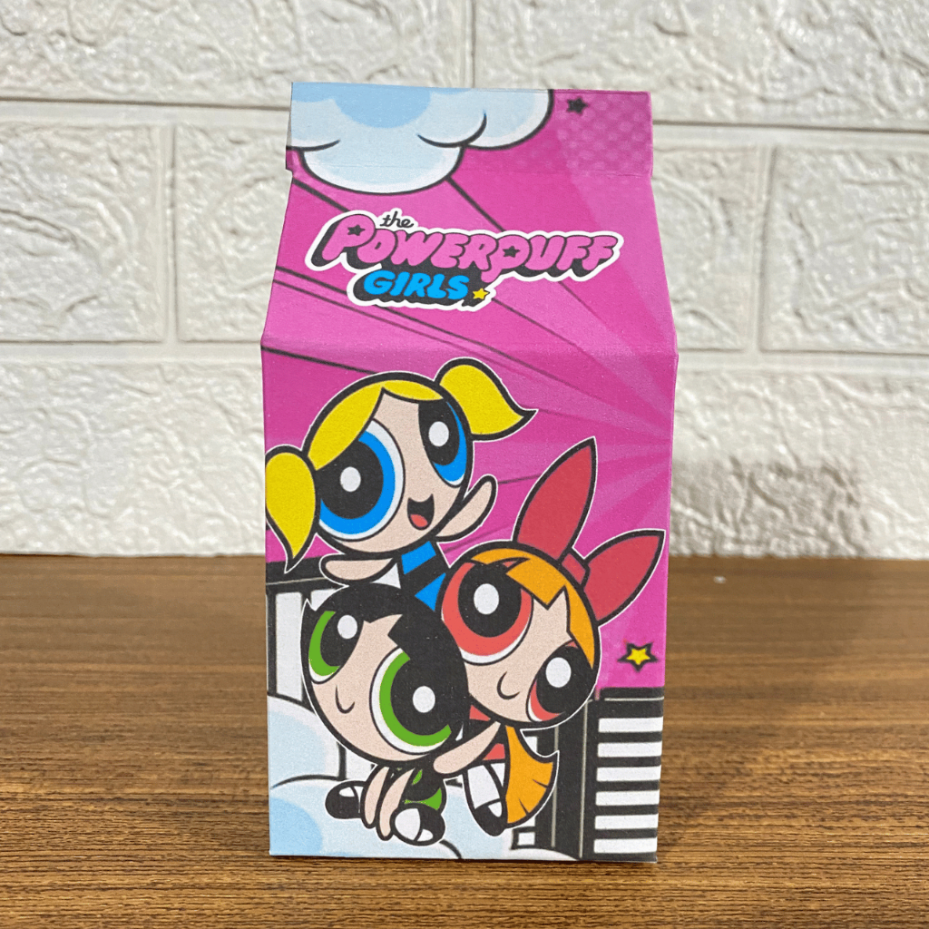 KIT PEGUE E MONTE CAIXAS MILK  para Festas Mimos Aniversários Lembrancinhas AS MENINAS SUPER PODEROSAS