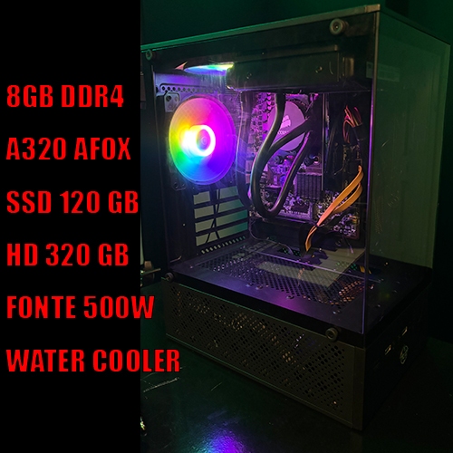 PC Gamer AMD | RAM 8GB DDR4  |  A10 9700 3.8GHZ | RADEON R7 2GB SSD 120GB - HD 500GB | Water Cooler RGB