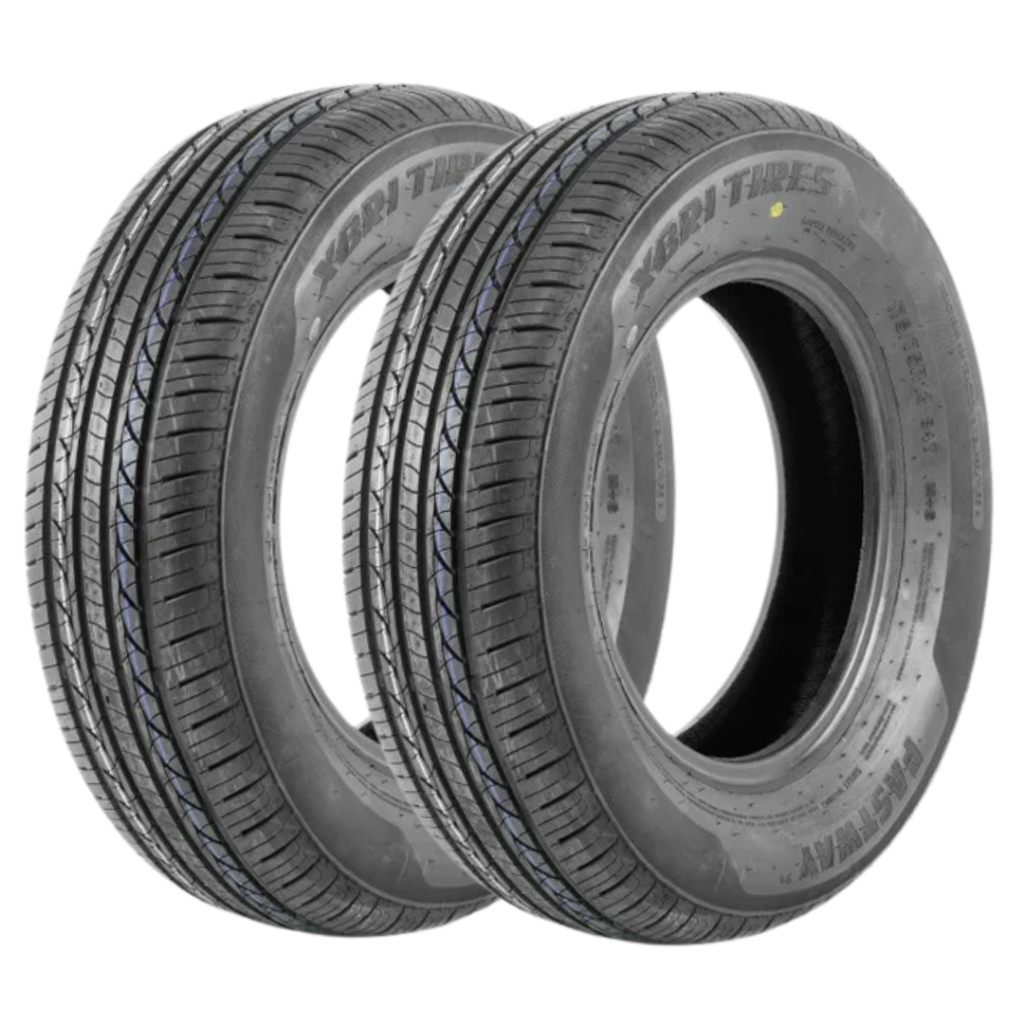 Kit 2 Pneus 175/75 R13 XBRI Fastway F3 84T Novos Aro 13