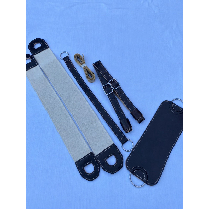 Kit Travessão Chinchador Loros Estribos Barrigueiras e Látegos.