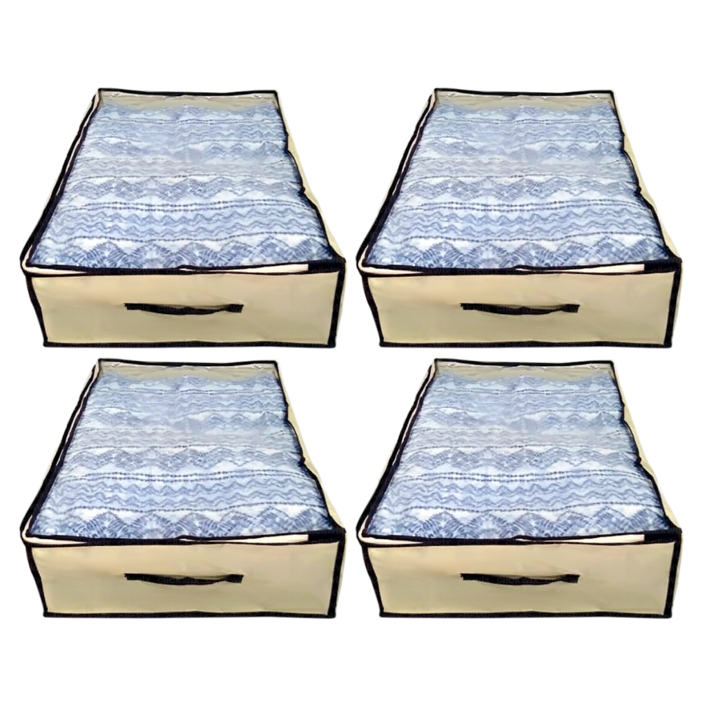 Kit 6 Caixa Multiuso Organizadora Closet Tnt 80x45x15cm