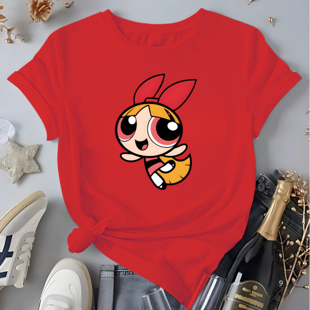 Camiseta Feminina Florzinha Delicada Blusa 100%¨Algodão Envio Rápido Tendência Superpoderosas