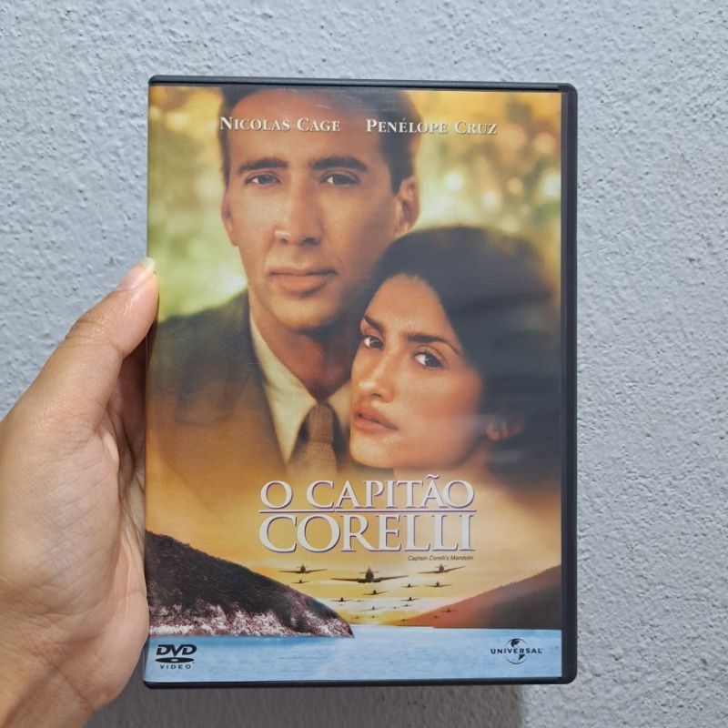 DVD O Capitão Corelli 2001, Nicolas Cage & Penélope Cruz Legendado Usado Original