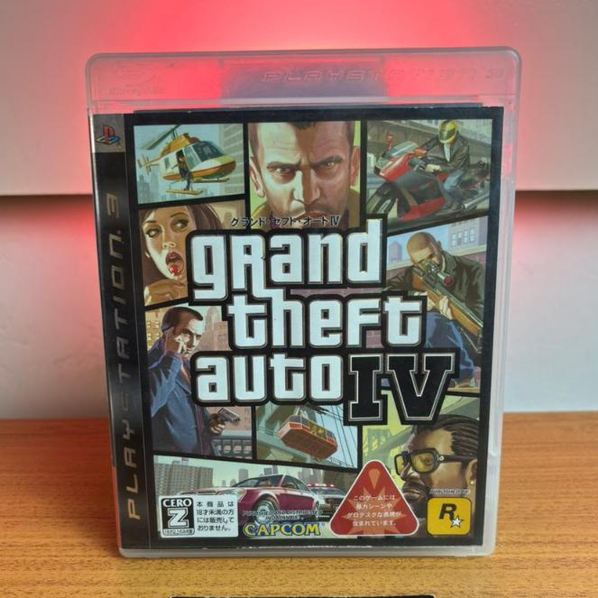 Jogo GTA 4 Grand Theft Auto IV Com Mapa Japonês PS3 Play 3 Midia Fisica CD Original