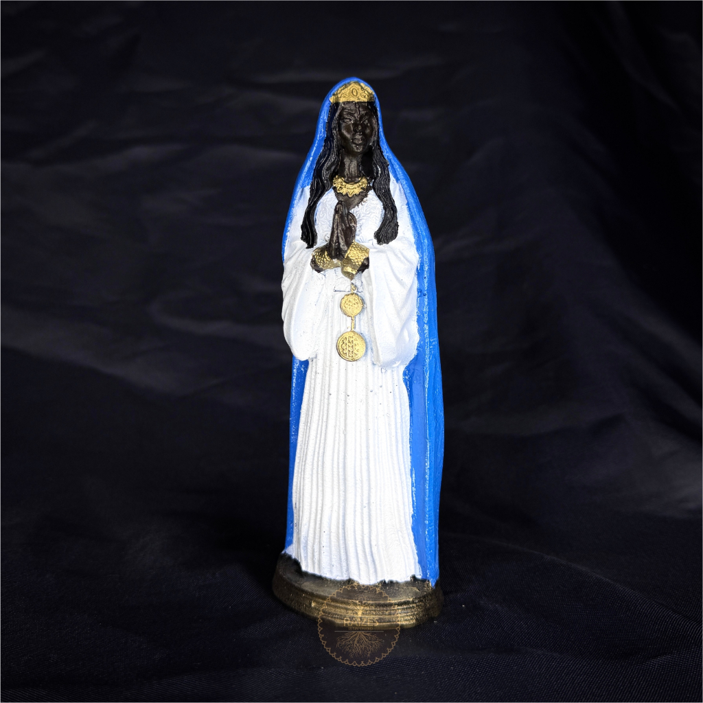 Estátua/Escultura Miniatura Imagem Santa Sara Kali - Resina