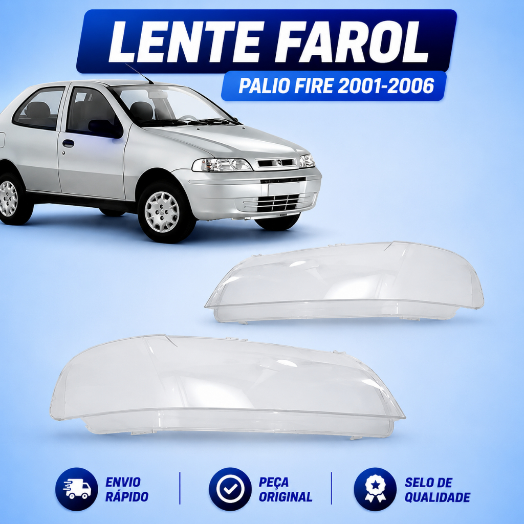 Lente Farol Palio Fire 2001 2002 2003 2004 2005 2006