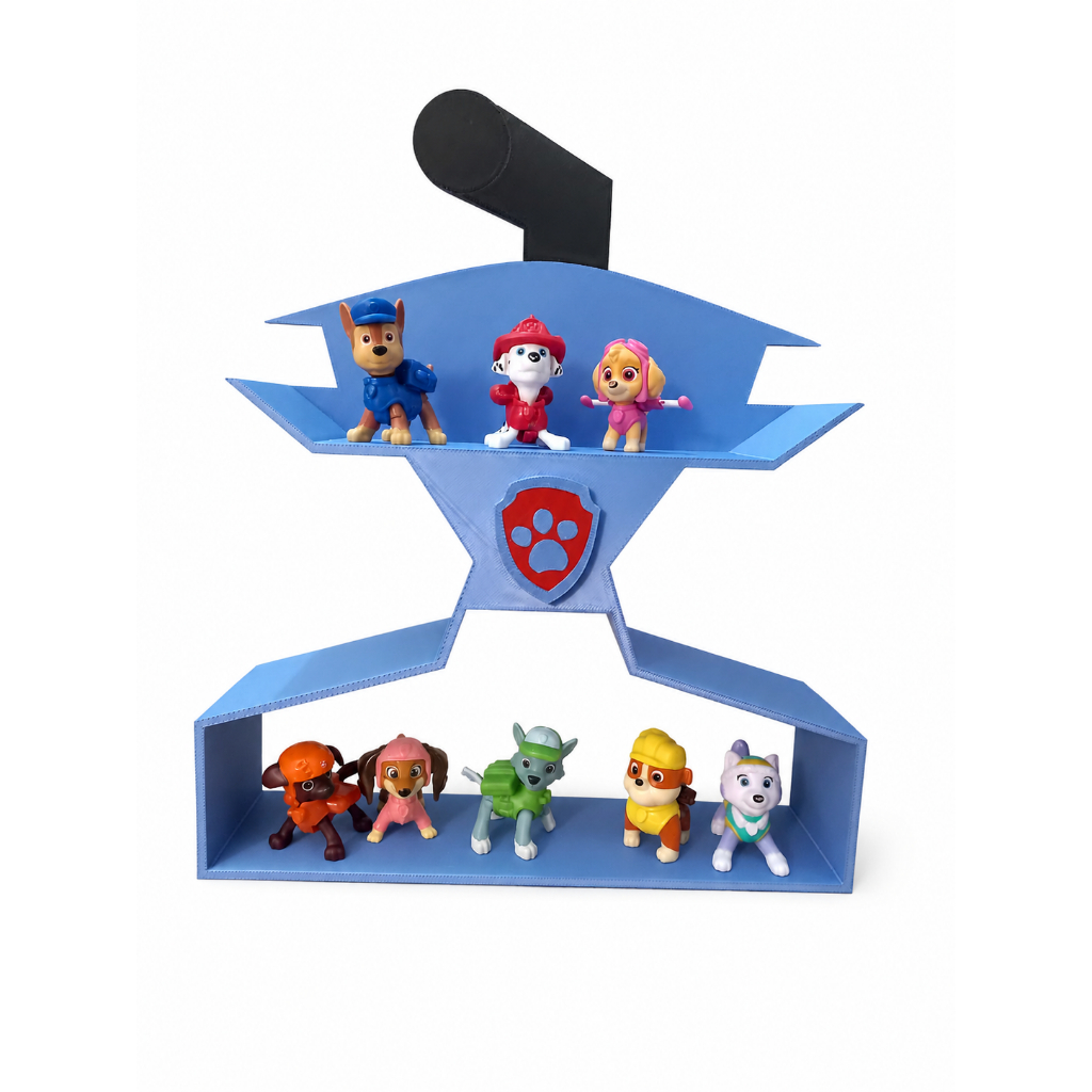 EXPOSITOR PARA MINIATURAS PATRULHA CANINA KINDER OVO Quartel General Envio Imediato