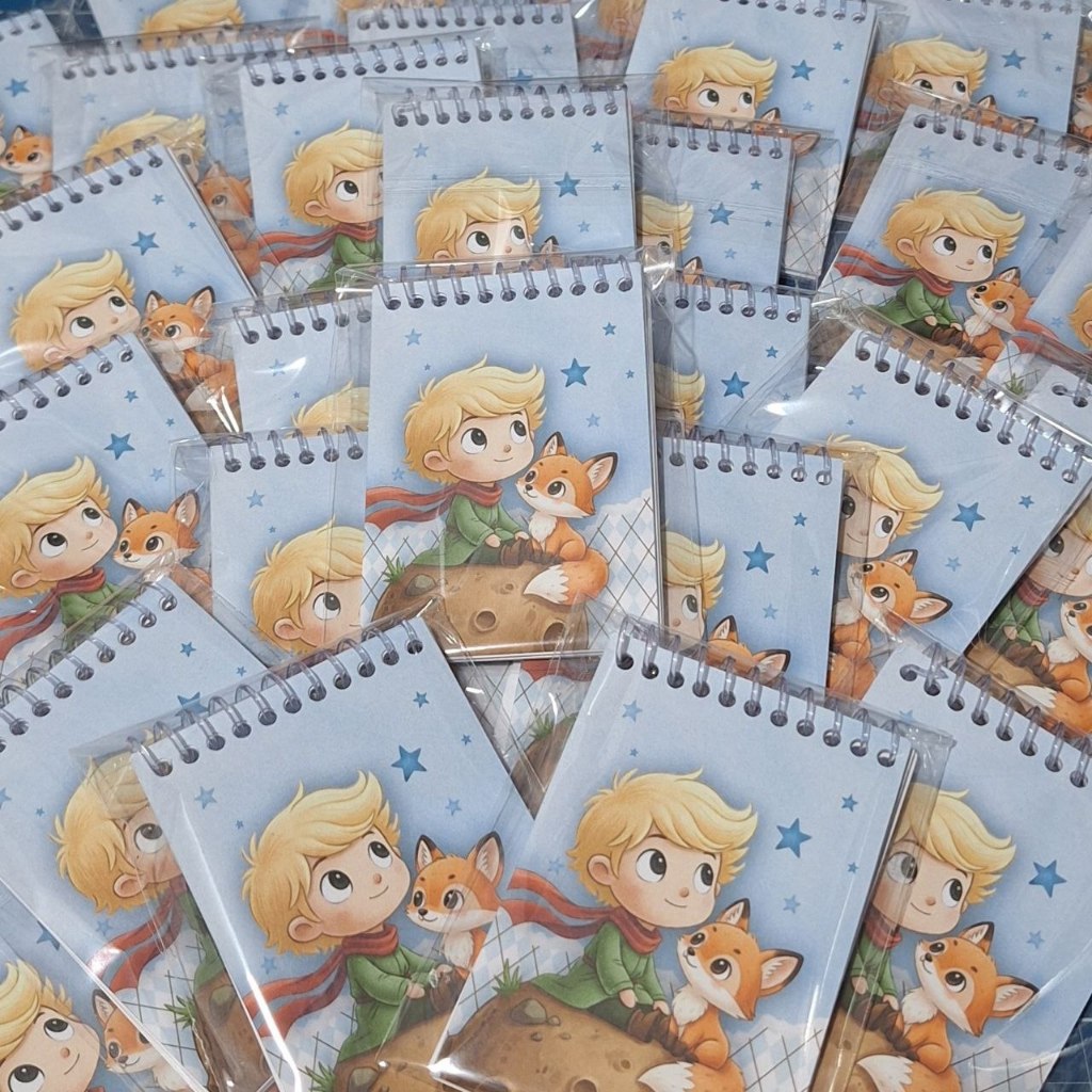 15 Bloquinhos O PEQUENO PRÍNCIPE Lembrancinha Festa Aniversário Infantil Adulto Mimo Bloco de Anotações