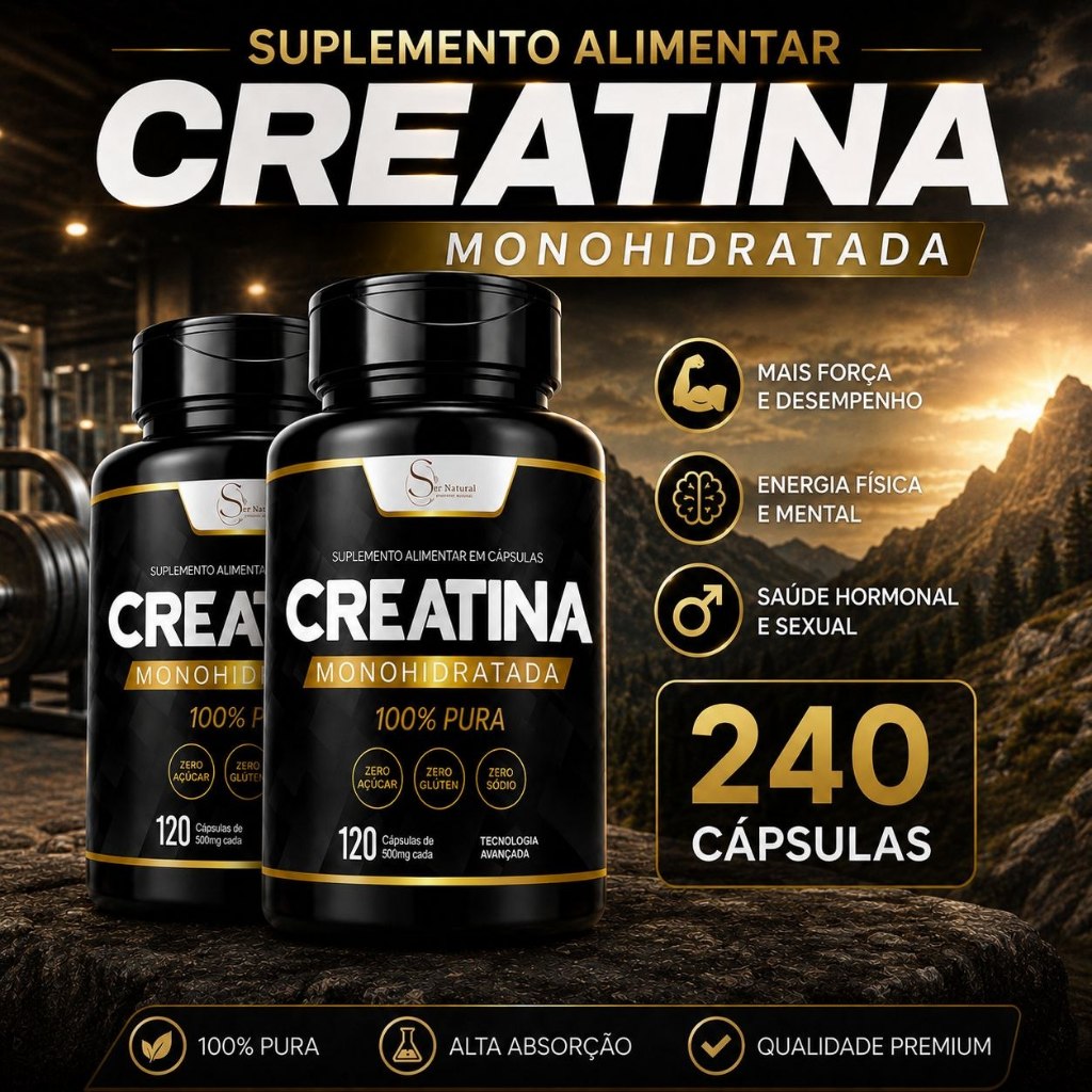 CREATINA HIDROLIZADA 100% NATURAL PREMIUM