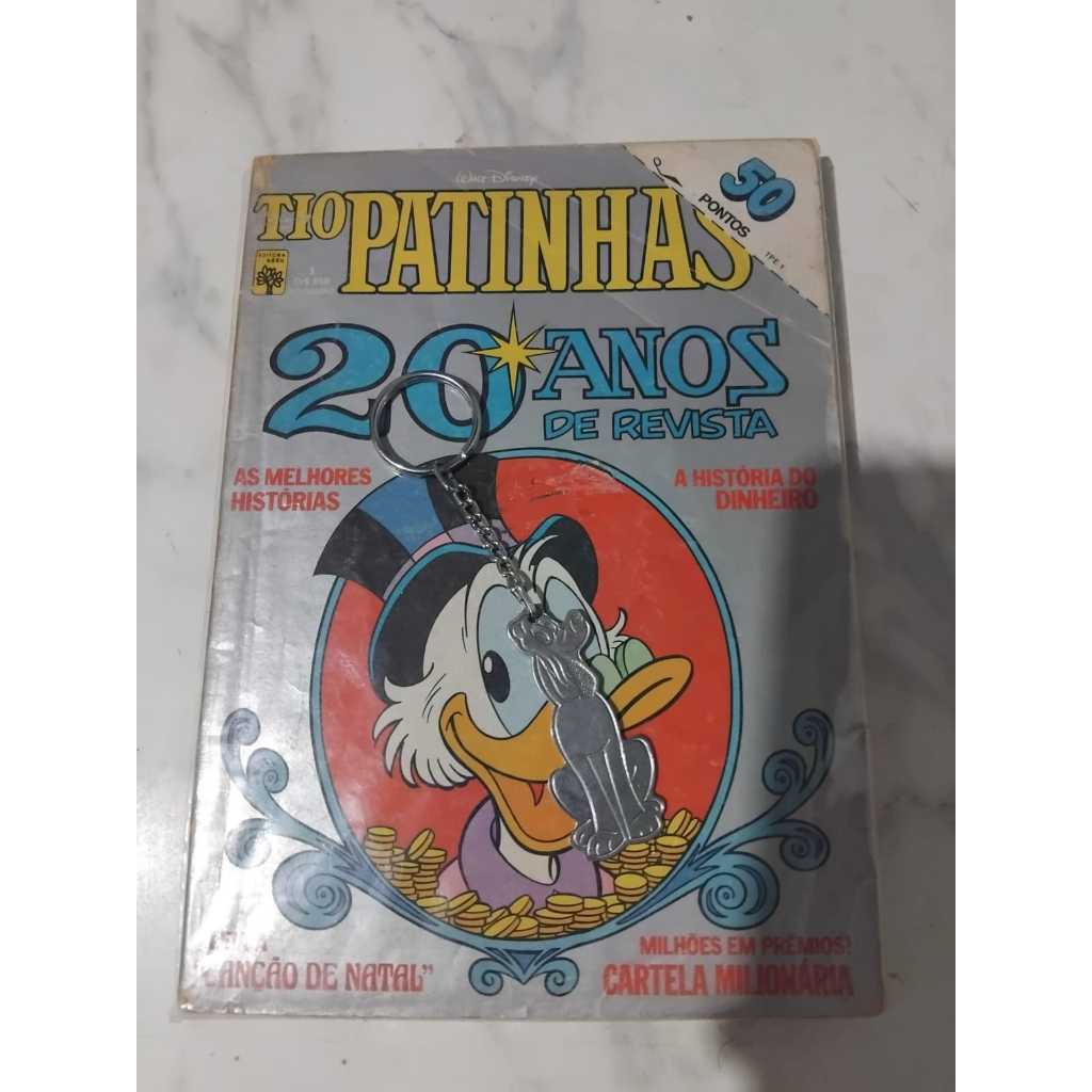 Gibi Tio Patinhas especial 20 anos_com chaveiro ORIGINAL Eberle(raro)