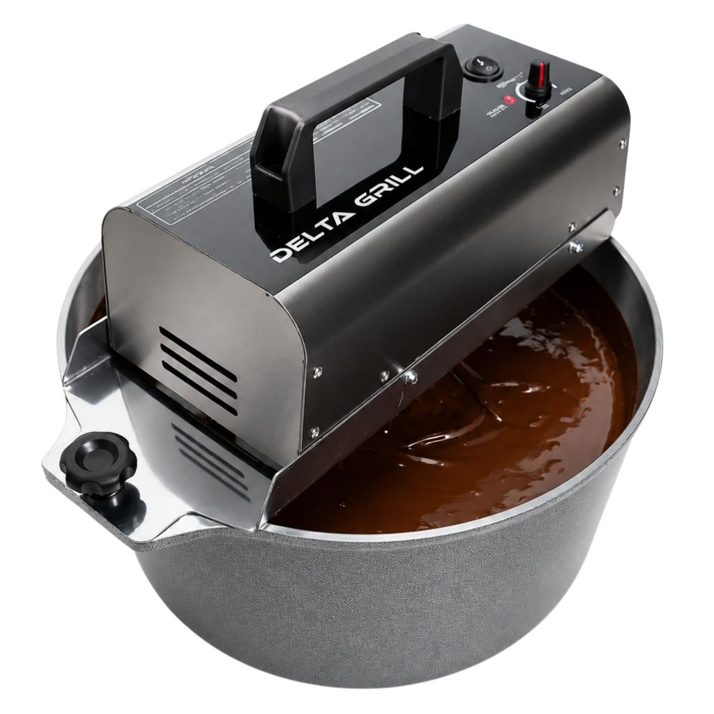 Panela Misturadora Doces E Salgados Delta Grill 10L Preta 120W (Bivolt) Com Controle De Velocidade · foto 2