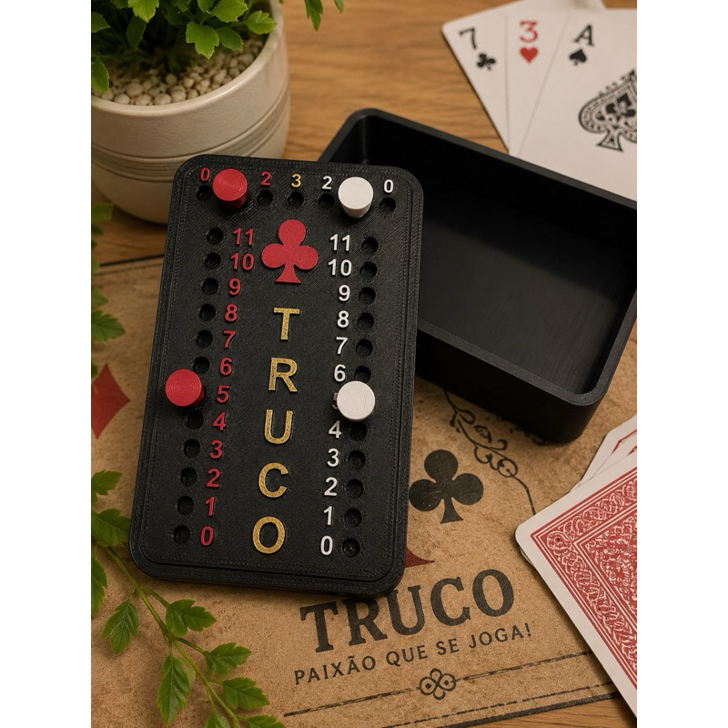 Marcador de Truco Baralho Jogo