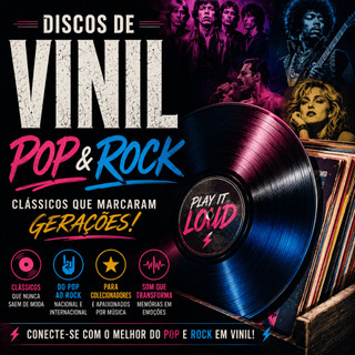 Discos de Vinil de Pop e Rock - LPs Clássicos Nacionais e Internacionais - Vinil Usado Original