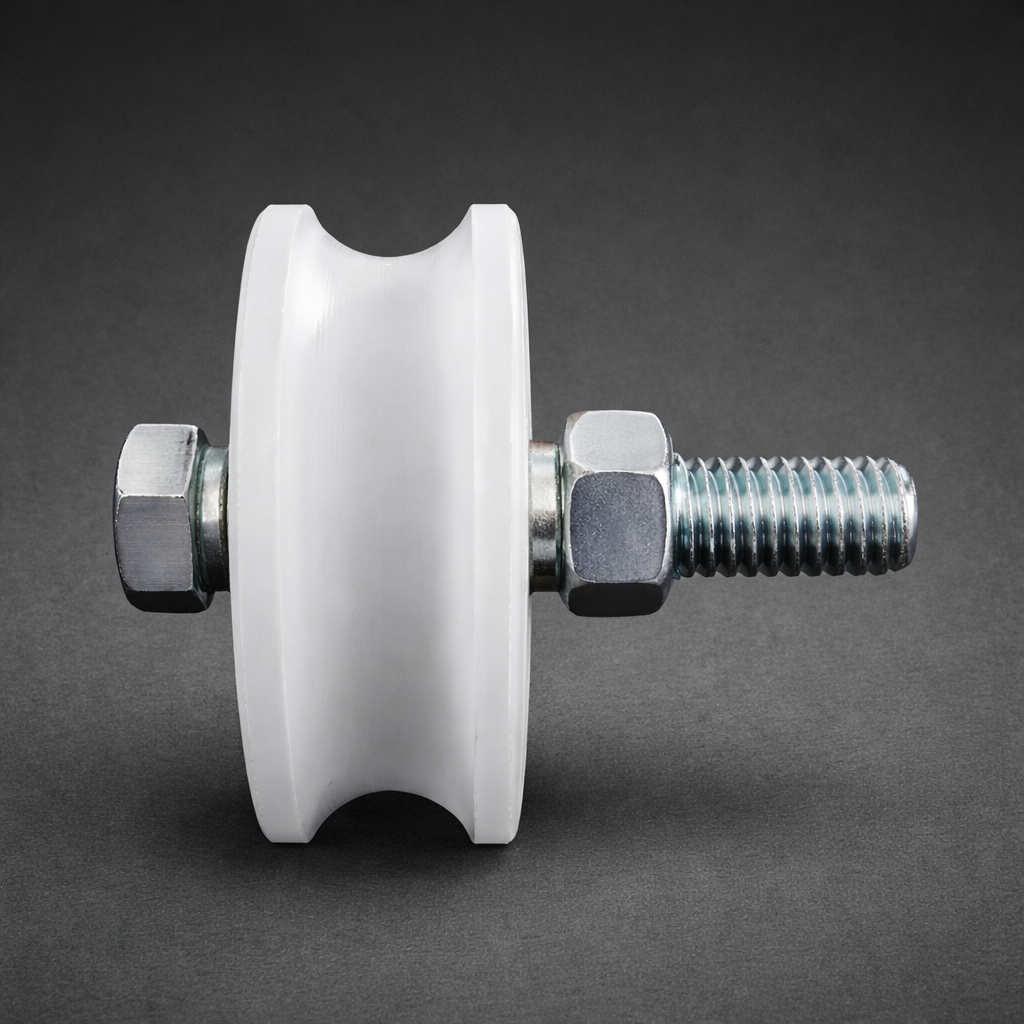 Roldana 2 Polegadas Para Portão Correr Nylon Canal U - Varios Kits