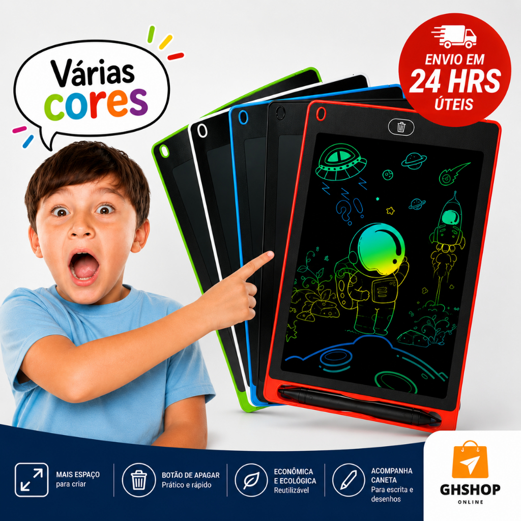 Lousa Para Desenho Digital Lousa Magica Infantil Tablet Magico Grande