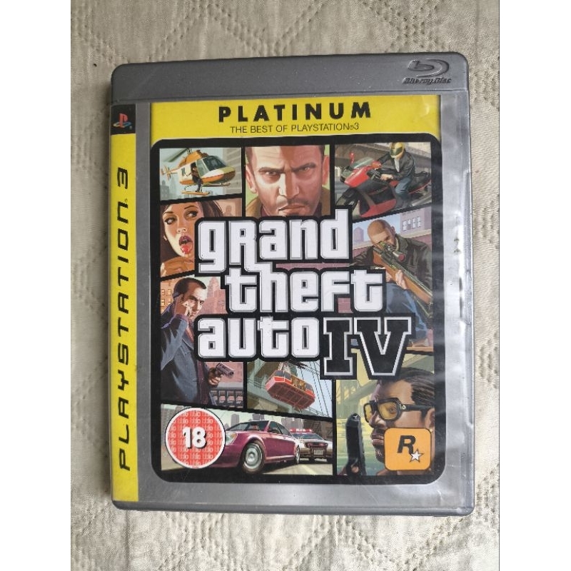 JOGO DE PS3 PLAYSTATION 3 GTA 4 EDIÇÃO PLATINUM ORIGINAL