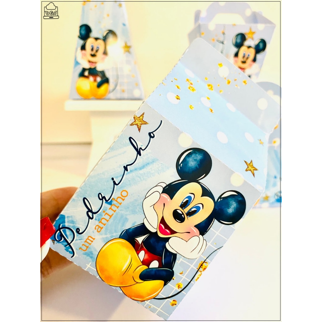 kit caixinha personalizada mickey-lembrancinha personalizada-festa personalizada-papelaria personalizada
