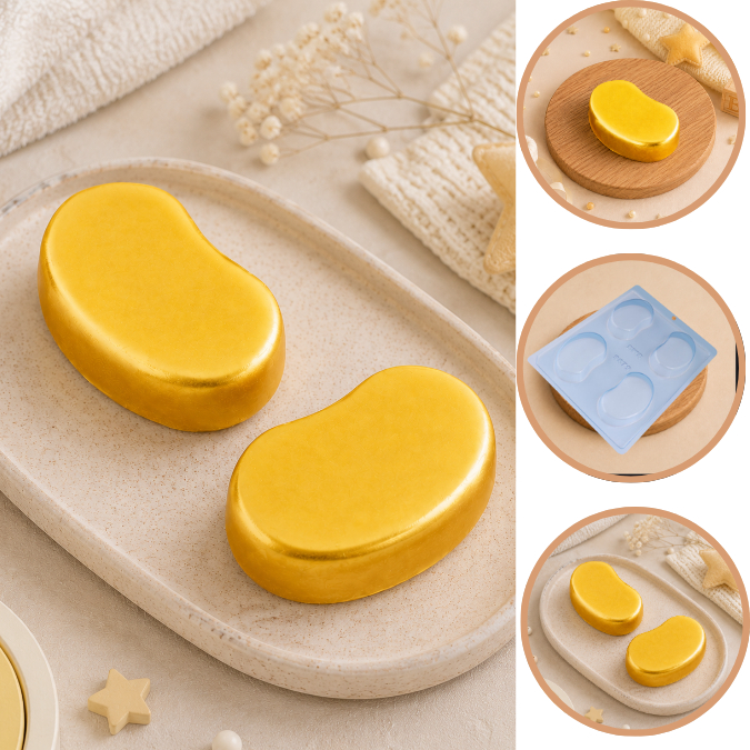 1~10 FORMA SIMPLES SABONETE BABY 9879- (J2) EM ACETATO BWB PARA BOMBOM E DOCES DE CHOCOLATE E CONFEITARIA PÁSCOA.(CHOCO)