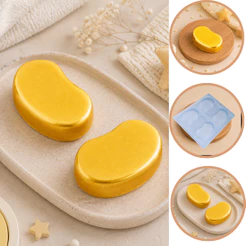 1~10 FORMA SIMPLES SABONETE BABY 9879- (J2) EM ACETATO BWB PARA BOMBOM E DOCES DE CHOCOLATE E CONFEITARIA PÁSCOA.(CHOCO)