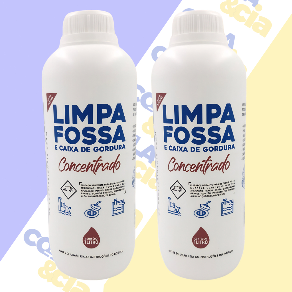 Limpa Fossa Concentrado 1 L Dissolve Gordura E Crosta Etaniz