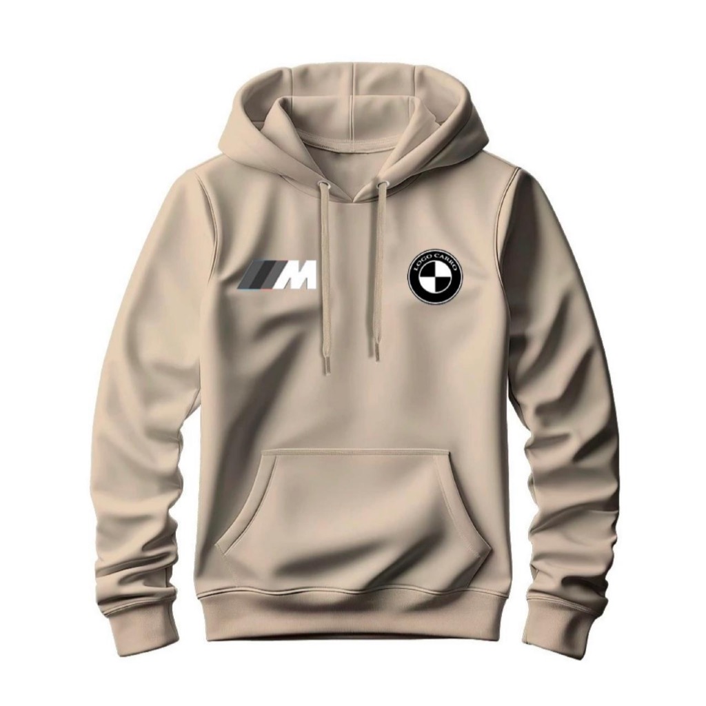 Moletom Masculino Unissex Algodão Flanelado Blusa de Frio Confortável Estiloso Confortável