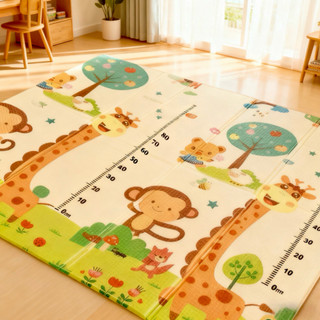 Tapete bebe emborrachado Tatame Infantil 2*1.8M Bebê Dobrável Dupla Face