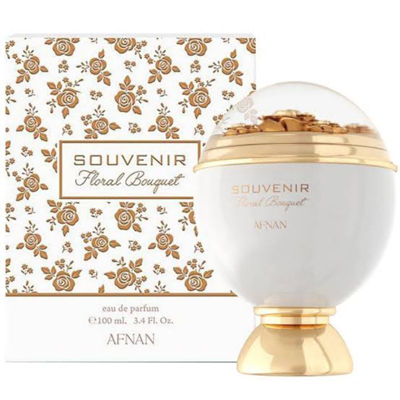 Perfume Árabe Feminino Souvenir Floral Bouquet Afnan Eau de Parfum -100ML
