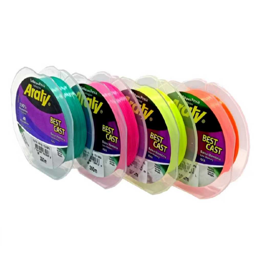Linha ARATY Best Cast Monofilamento Para Pesca 300 metros