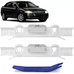 Kit 02 Grampo Presilha Teto Lateral Para Chevrolet Gm Astra 1999/2011 Todos