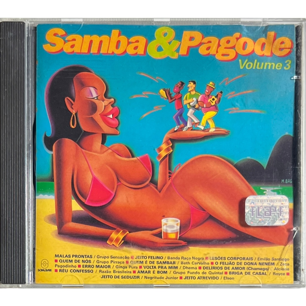 Samba & Pagode Volume 3 - Som Livre - 1993 - CD Original