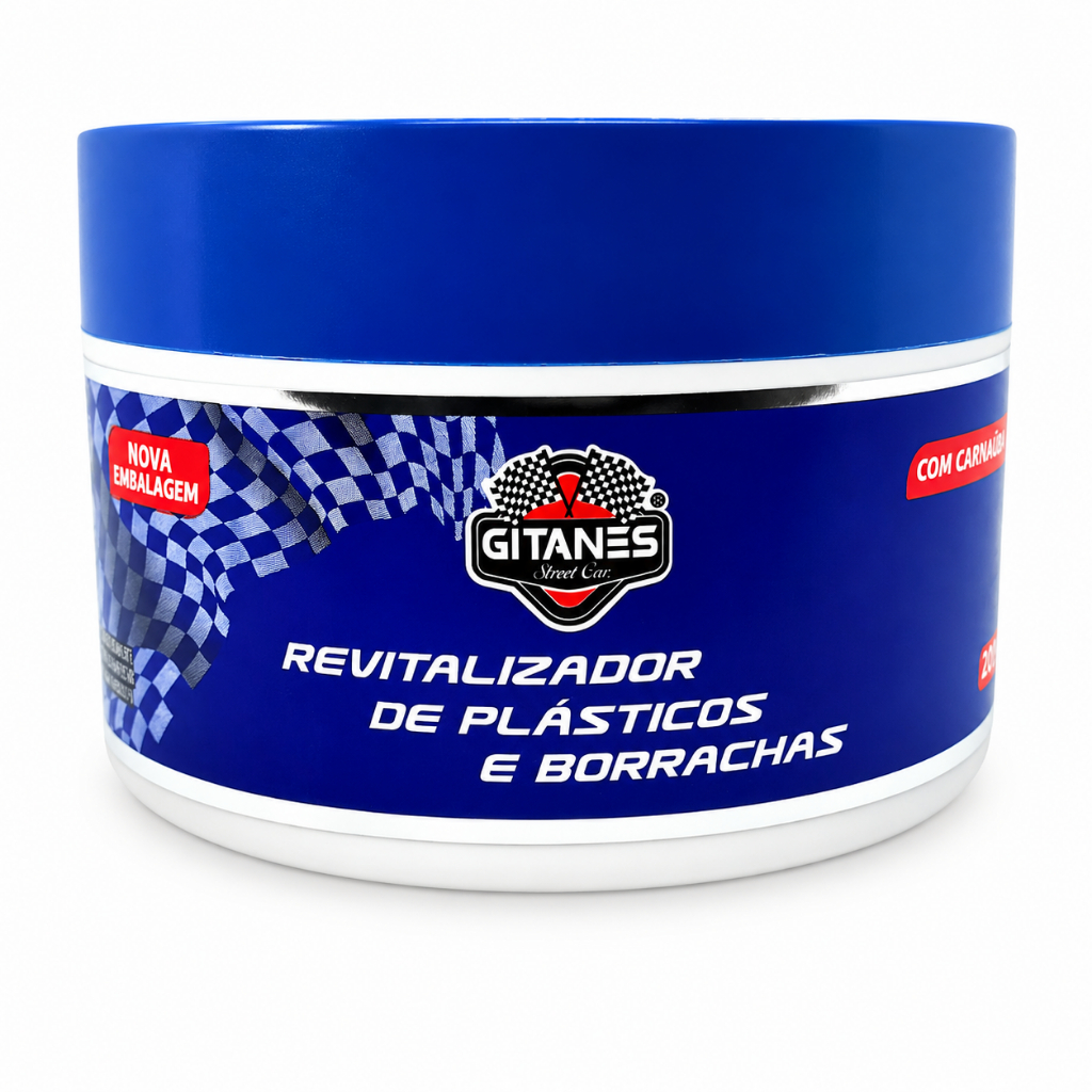 REVITALIZADOR DE PLÁSTICOS E BORRACHAS GITANES 200G