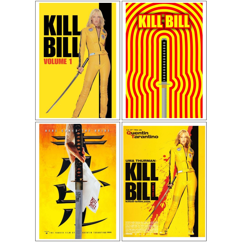 Pôsteres do Filme Kill Bill Vol 1 -  (Cartaz TV Streaming Cinema)