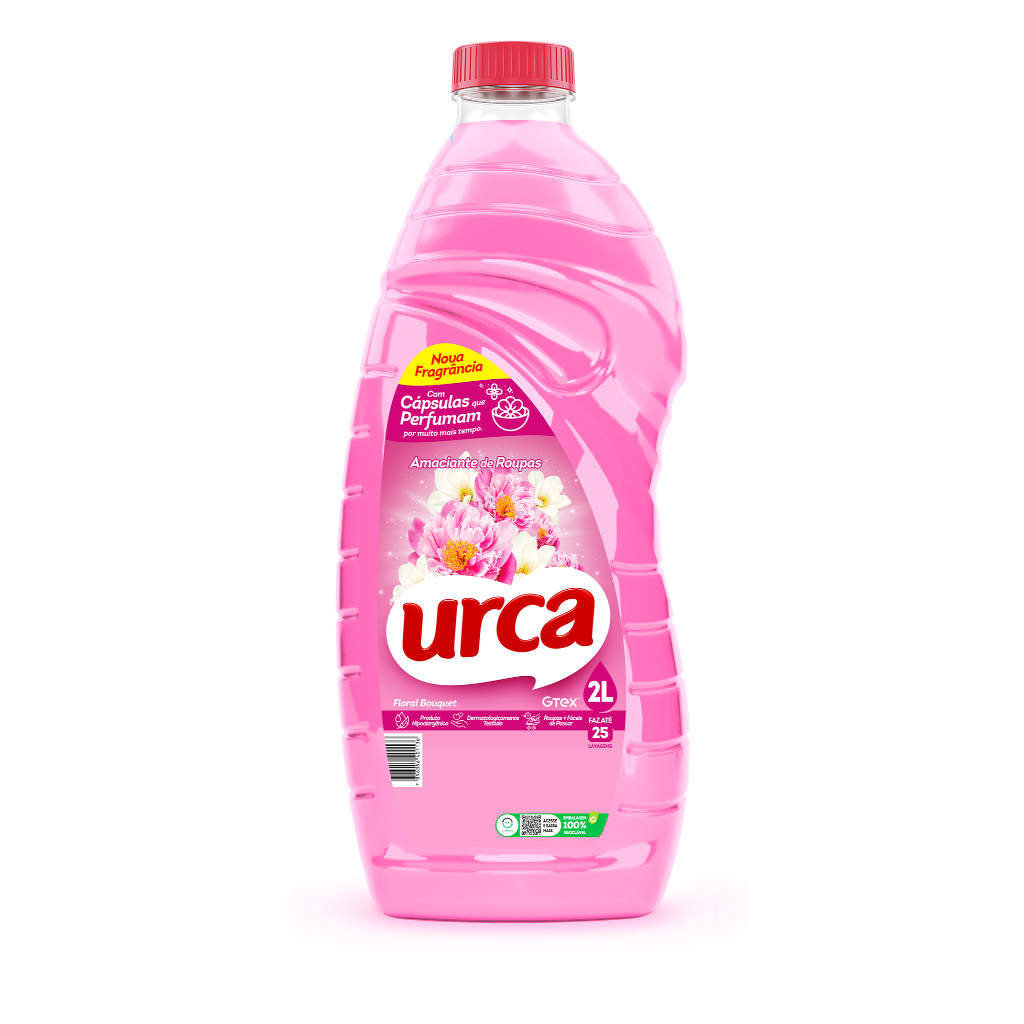 AMACIANTE URCA FLORAL ROSA - 2L