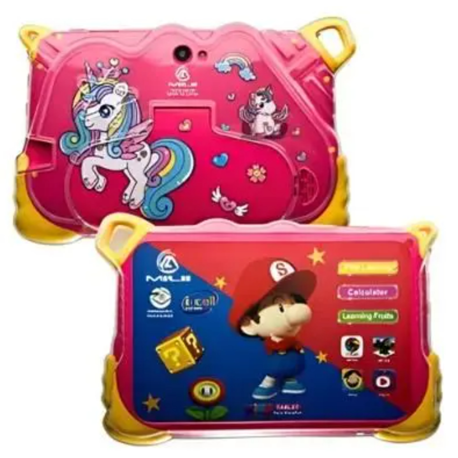 Tablet Infantil Criança Educativo Mário Android Playstore Youtube 256GB