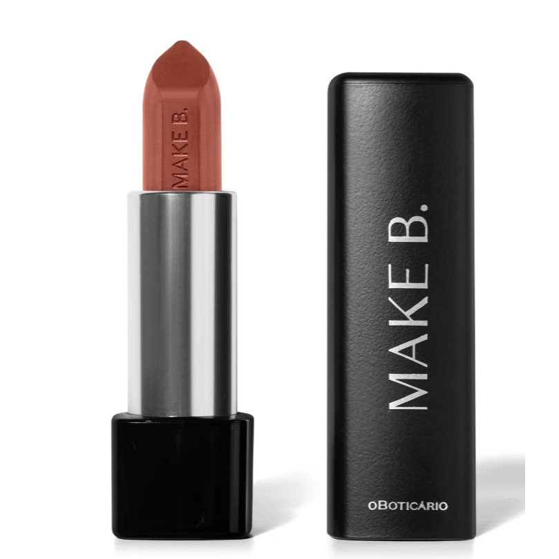 Batom Marron Nude Whisper Beige Make B. Easy Mate 3,9G