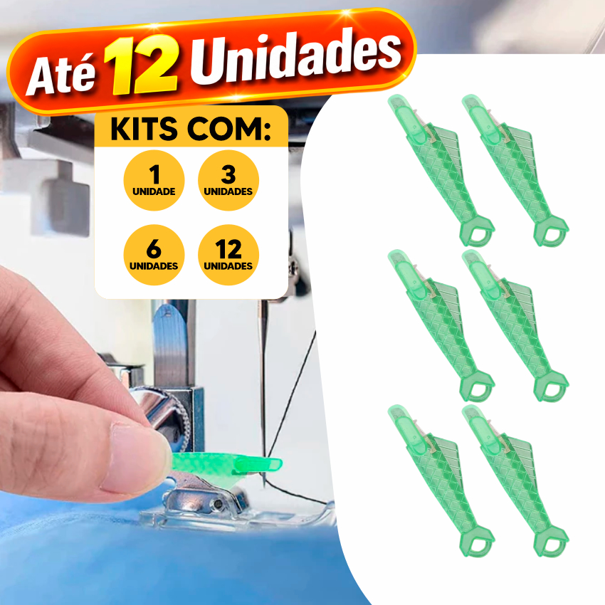 Passador de Linha na Agulha para Máquina de Costura Prático, Resistente e Fácil de Usar