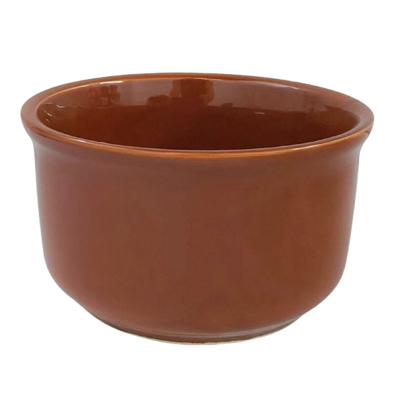 Tigela Cumbuca de porcelana marrom 750 ml
