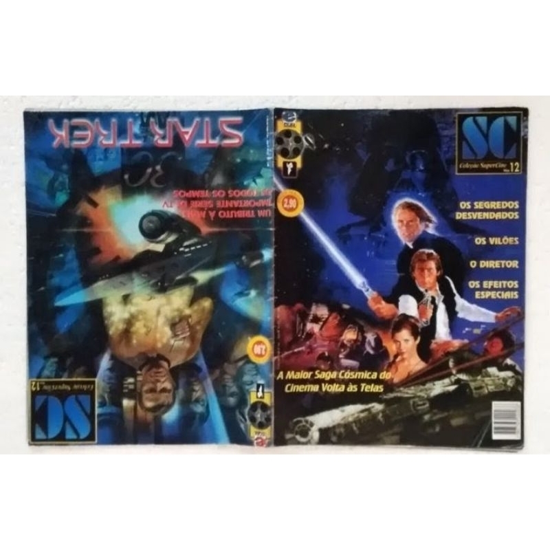 Revista SC Coleção Supercine /escala - Nº 12 (STAR TREK /STAR WARS)