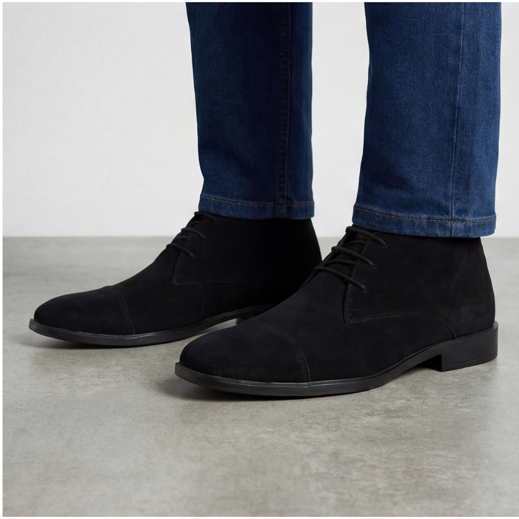 Bota Masculina Confortável Coturno Chelsea Chukka Oxford Botina Dia Pais Namorado Frio Casual Social